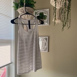 White Workout Tank Top